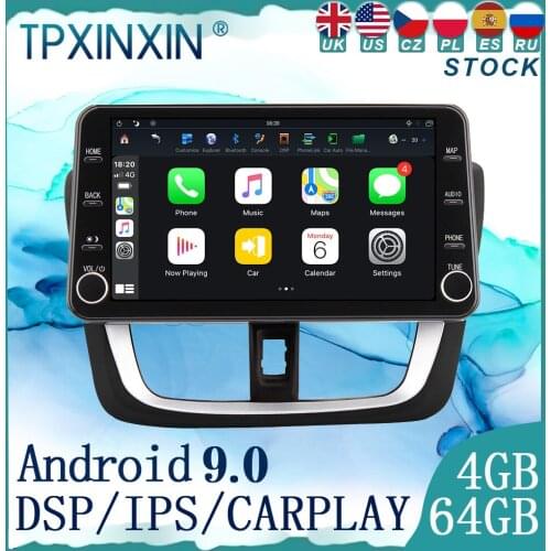 MAX-PAD Android 9.0 For Honda Vios 2014-2016 Car GPS Navigation Streaming Media Multimedia Player Head Unit Auto Radio