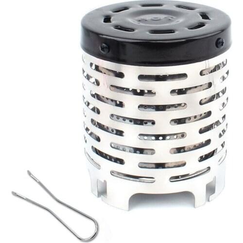 Mini Heater Stove Resistant Outdoor Camping Gas Heater Stove Portable Warmer Heating Cover Stove Camping Accessories