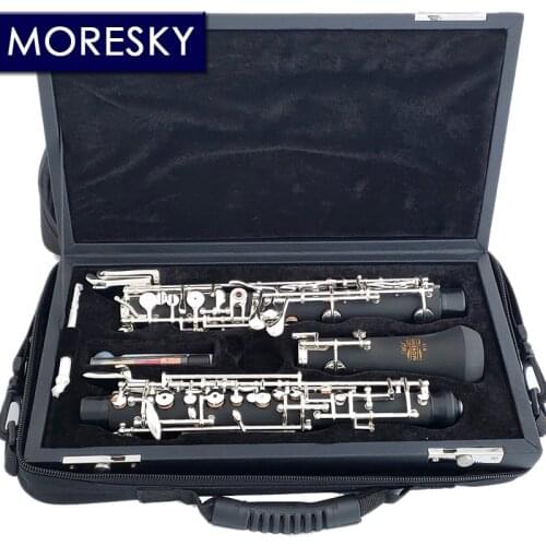 MORESKY Professional C Key Oboe Full-automatic Style Silver Plated Keys S12