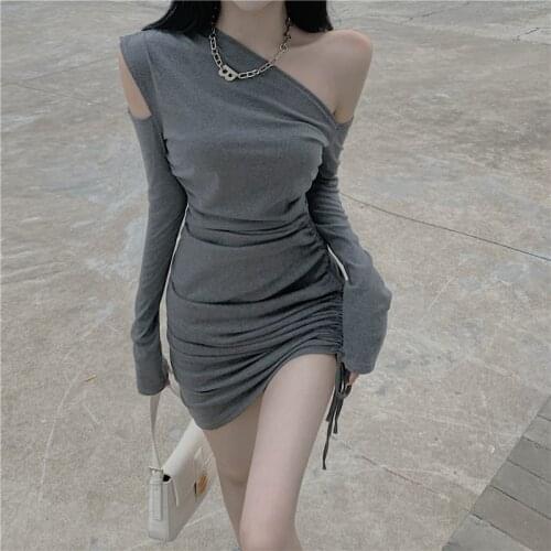 2021 New Spring Summer Sexy Strapless Temperament Tight Bag Hip One-Piece Fashion Chic WomenS Clothing Dress Korean Vestidos