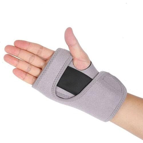 New Bandage Orthopedic Hand Brace Wrist Support Finger Splint Carpal Tunnel Syndrome gray