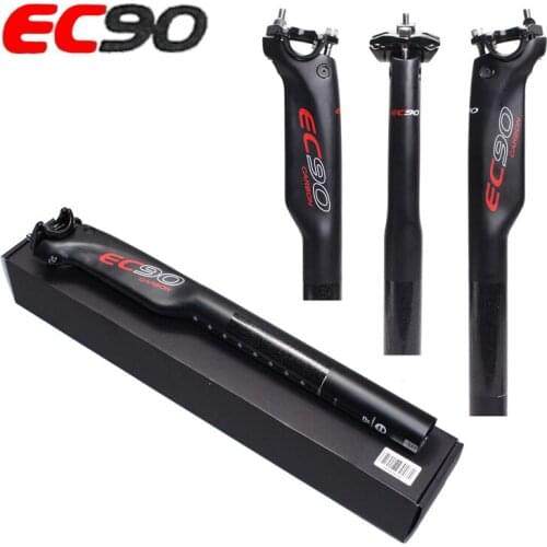 2020 EC90 New Carbon fibre bike seatpost ultralight mountain road bike bicycle seatpost saddle seat post seat tube bike parts