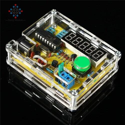 LED DIY Kits 1Hz-50MHz Crystal Oscillator Tester Frequency Counter Tester Meter Shell Parts Tester