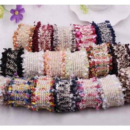 10y 3cm Korean Small Fragrance Lace Webbing Embroidered Lace Trim Ribbon DIY Clothing Hair Bow Accessories Sewing Dress Material