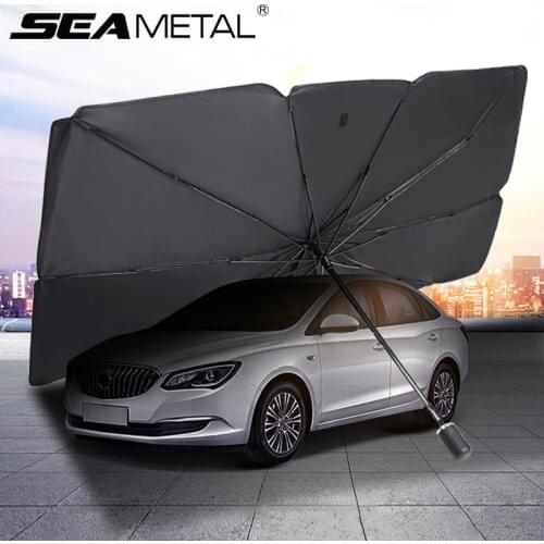 Car Sun Shade Cover Auto Sunshade Covers Interior Winscreen Front Windshield Sun UV Protector Windscreen Parasol Car Sunshade