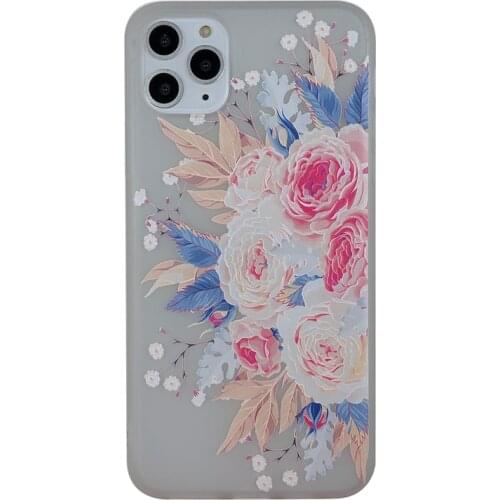 Casing Phone for Xiaomi A2 6X Case Girls Silicone for Redmi 9A Soft TPU Floral Cover for Engraving 3D 10 Lite NOTE9 PRO MAX