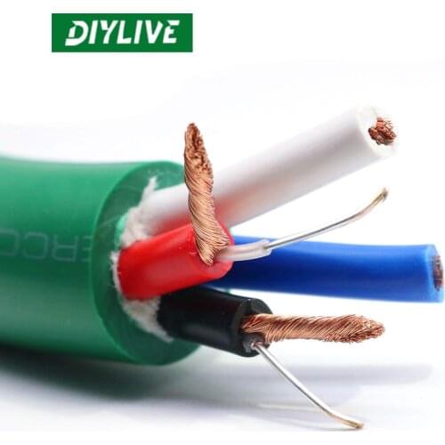 DIYLIVE The United States 4 core McIntosh scattered line fever level speaker line audio box line high and low double tone