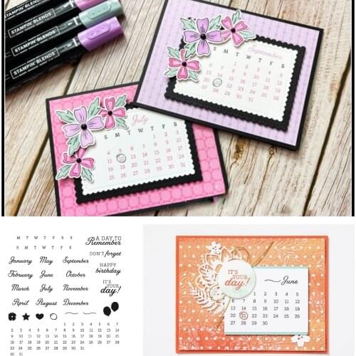 Diary TO REMEMBER PHOTOPOLYMER STAMP SET Stamps Scrapbook Diary Secoration Embossing Stencil Template Diy Greeting Card Handmade
