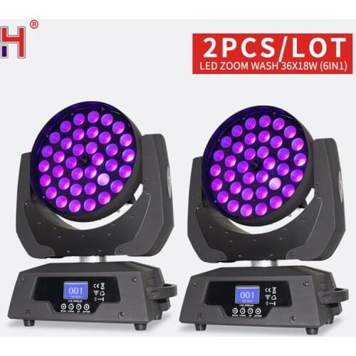 Led Zoom Wash Moving Head DMX Light 36X12W Lyre RGBW DJ Mobile For Dmx Stage Lighting Disco Party Bar Lights