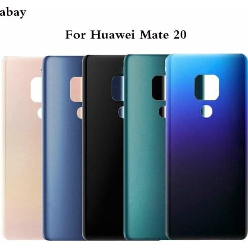 For Huawei Mate 20 Battery Cover Back Glass Panel Rear Door Housing Case For Huawei Mate 20 Battery Cover Mate20 Repair 6.53