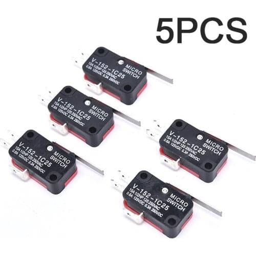 5PCS V-152-1C25 Stroke Limit Microwave Oven Door Momentary Micro Switch