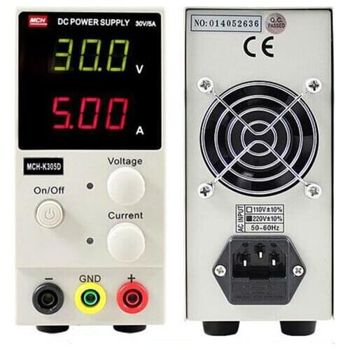 MCH-K305D New Mini Switching Regulated Adjustable DC Power Supply SMPS Single Channel 30V 5A Variable MCH K305D