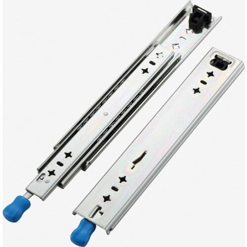 Gifsin Drawer Runners With Lock Ball Bearing Three Fold Full Extension Heavy Duty Slide Rail