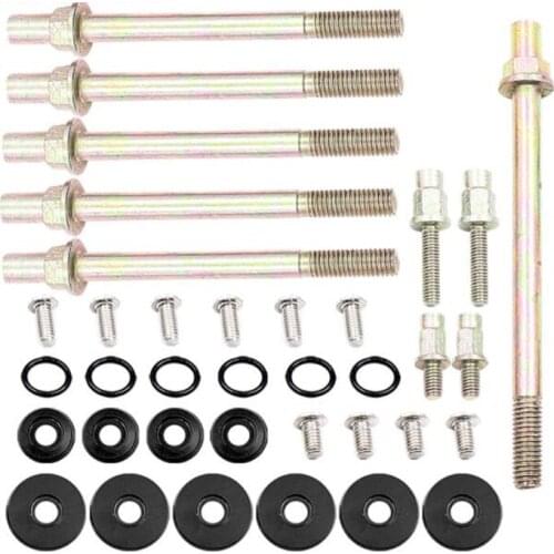 Low Profile Engine Valve Cover Washer Bolt Kit Black For Acura Honda K20 K24 JDM Car Accessories