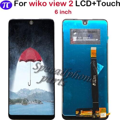 Original 6''For Wiko view 2 LCD Display Touch Digitizer Screen Assembly For Wiko View 2/W-C800 LCD with gift