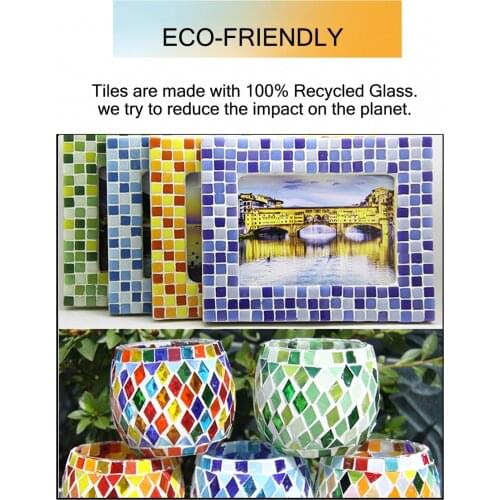 Many Style Coloful Glass Mosaic Tiles Tessera for Mosaic Making DIY Craft Art