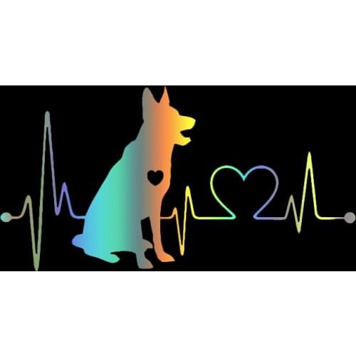 S51584 Various Sizes/Colors Car Stickers Vinyl Decal German Shepherd Animal Motorcycle Decorative Accessories