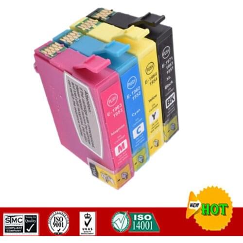 Compatible Ink Cartridge for T1971 T1961 T1962 T1963 T1964 T1951 For Epson XP-101/201/211/401/204/104/214/411/WF-2532 etc
