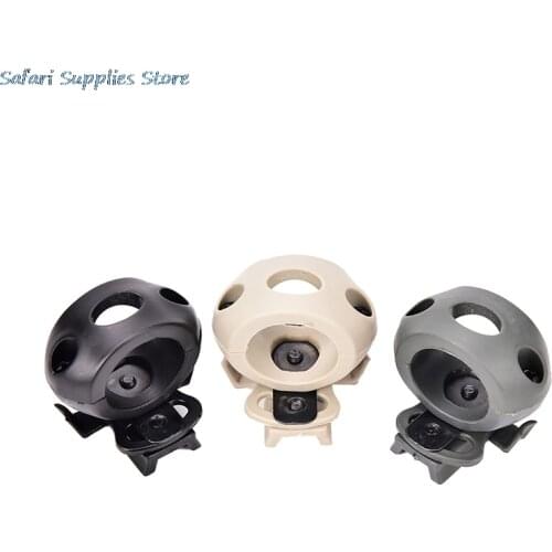 Tactical Helmet Flashlight Mount Clip Military Airsoft Flashlight Clamp Adaptor Top Quality