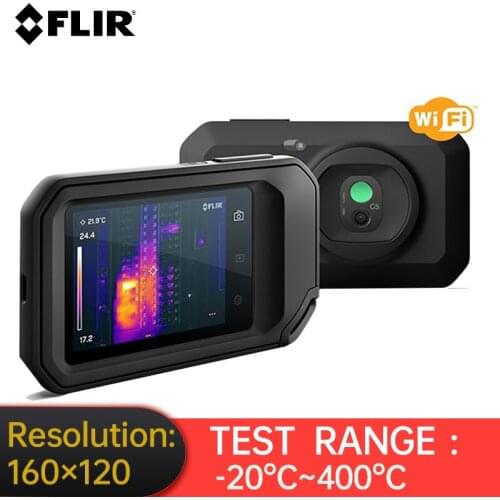 FLIR C5 Thermal Camera of Professional Wi-Fi and Cloud Function Sixth Sense Compact Pocket Size IR Camera Heat Sensor 160 * 120