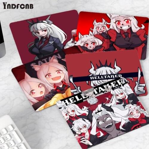 YNDFCNB Funny Helltaker Anime MousePads Computer Laptop Anime Mouse Mat Smooth Writing Pad Desktops Mate gaming mouse pad