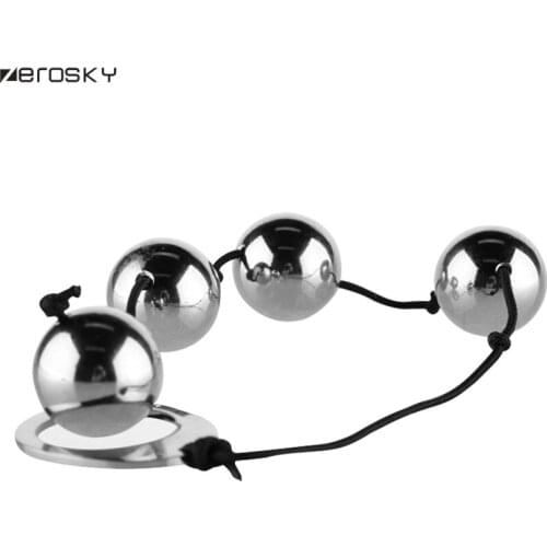 Zerosky 4 Bead Metal Vagina Kegel Ball Vagina Excerciser Trainer Love Ben Wa Ball Health Toy Sex Toys for Women Female