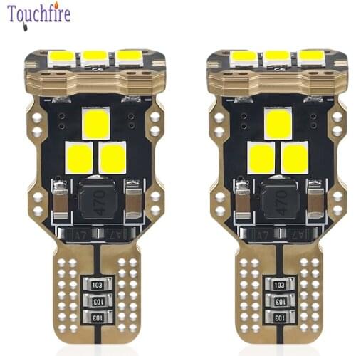 100 PCS/Lot T15 W16W LED Car Door Bulb 3030 9SMD Car Reverse Lamp Auto Wedge Parking Bulb Back Lights 600k White 12V