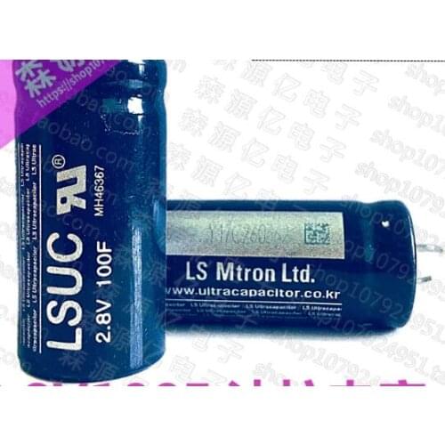 6PCS 2.8V100F Original Korean Farad Capacitor 2.7V100F High Current