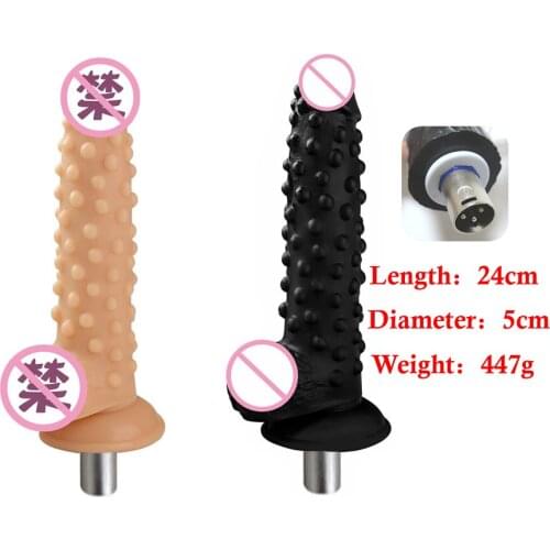 Sex Machine Accessories Wave Point Dildo Anal Butt Plug 3XLR Silicone Dick Toy For Adult G-spot Orgasm Sex Toys For Woman