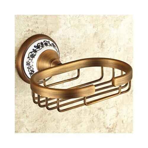 Bathroom antique porcelain soap holder soap dish blasket bathroom accessories hardware set soap dispenser