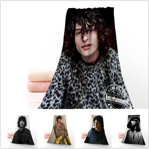 Finn Wolfhard Towels Microfiber Bath Towels Travel,Beach,Face Towel Custom Creative Towel Size 35X75cm And 70X140cm