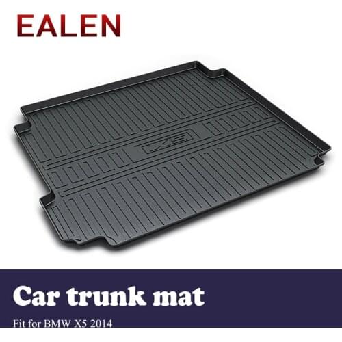 EALEN For BMW X5 F15 2014 Car-styling Boot Liner Tray Anti Slip Mat Waterproof cover Accessories 1Set Car Cargo rear trunk mat