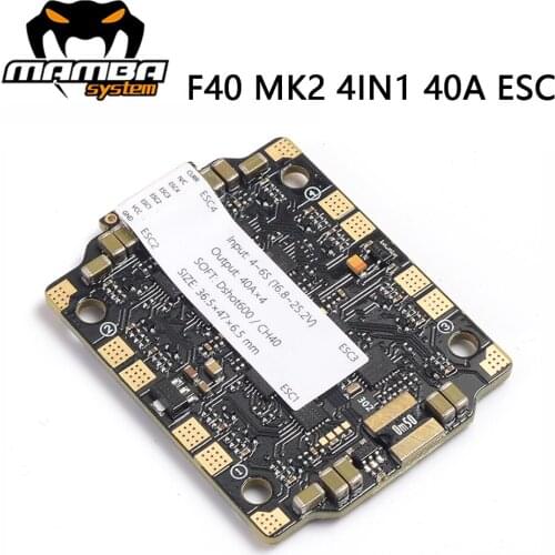 Diatone MAMBA F40 MK2 4IN1 40A ESC DSHOT600 4-6S ELECTRONIC SPEED CONTROLLER for FPV Racing Drone