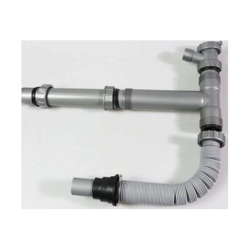 Kitchen Sink Drain Pipe Double Sink Drain Garbage Disposer Accessories