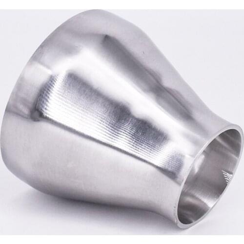 Size 89mm-108mm OD Butt Weld Reducer SUS 304 Stainless Steel Sanitary Welding Pipe Fitting Homebrew Beer Wine