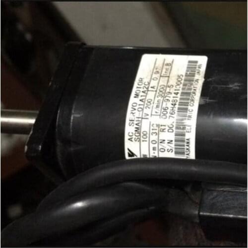 Used Tested Working SGMAH-01A1A2C AC SERVO MOTOR