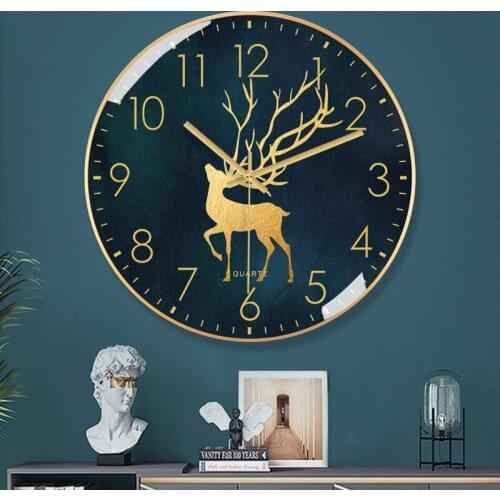 Nordic Fashion Wall Clock Modern Design Creative Metal Glass Silent Digital Wall Clock Living Room Reloj De Pared Home Decor 50