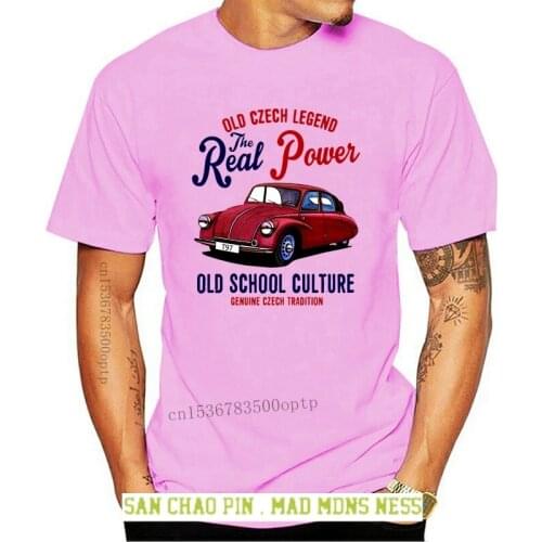 2018 Latest O-Neck Sunlight Men T-Shirt Vintage Czech Car Top Tee 100% Cotton Humor Men Crewneck Tee Shirts
