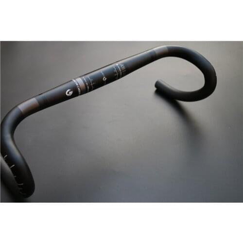 New ASIACOM circular tube Road bike matte UD full carbon fiber bicycle handlebar 31.8*400/420/440mm external cable Free shipping