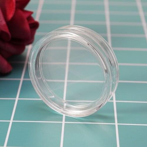 38.6mm Clear Round Acrylic Coin Capsule Storage Box Holder Case For Silver 2 oz U90A