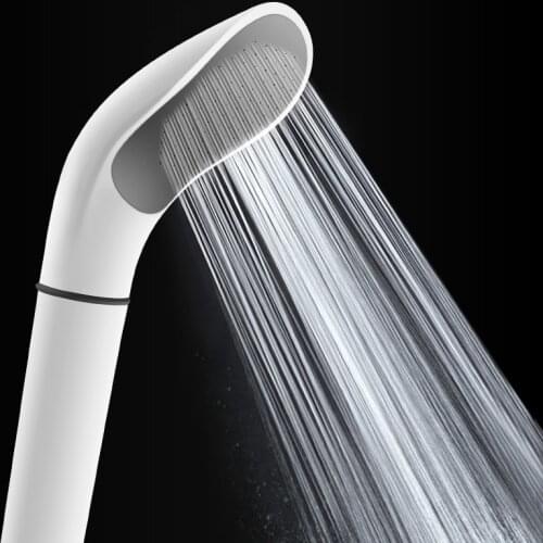 Removable Pressure Rainfall Shower Head Saving Water Filter Spray Nozzle High Pressure Water Saving HandHeld White Shower Head