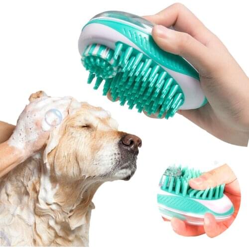 Cat Dog brush Multifunction Pet bath brush Shampoo Massage Brush Shower Hair Removal Comb For Cats Pet Cleaning Grooming Tool