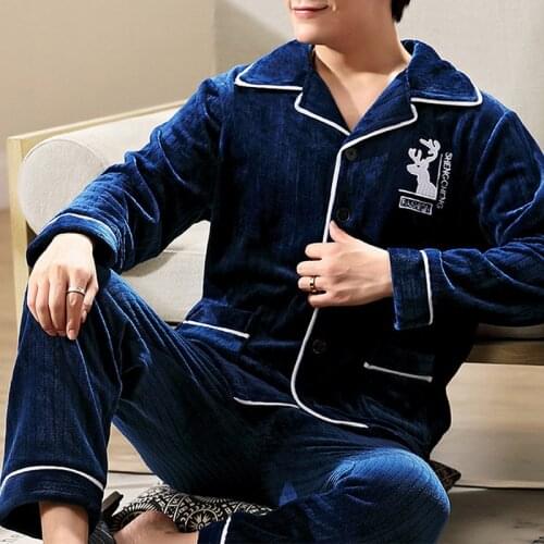 Uefezo Men's Warm Pajamas China