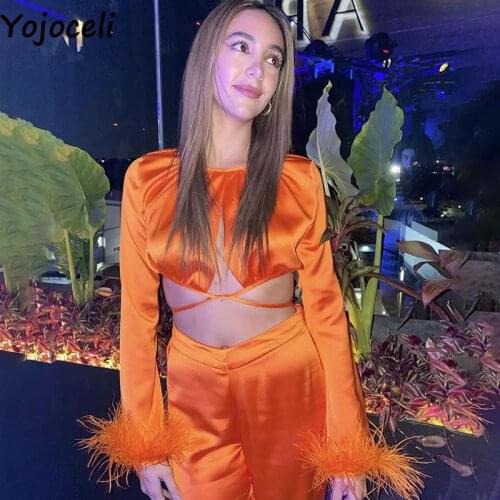 Атласные блузки Yojoceli China At AliExpress