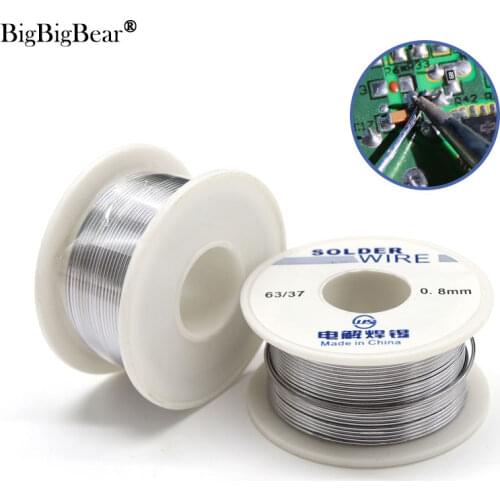 1PCS 0.8/1.0mm High Purity Low Melting Point Solder Wire Small Coil Solder Wire Welding Repair Tool 50g/100g