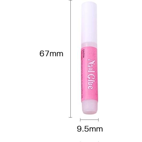 10Pcs/Set Mini Beauty Nail Glue False Nails Art Decorate Tips Acrylic Glue Nail Accessories Rhinestone Glue