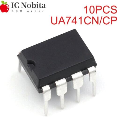 10PCS UA741 UA741CN UA741CP DIP-8 Operational Amplifier New