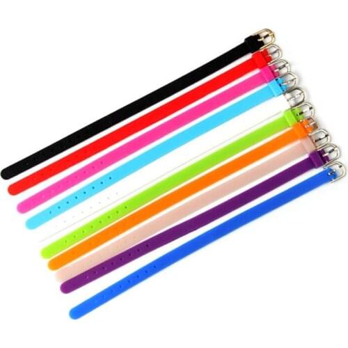 Cute Girls Silicone Rubber Bands Bracelets Wristband Women Mutil Colors Wristband For DIY Jewelry Accessories Kids Party Gift