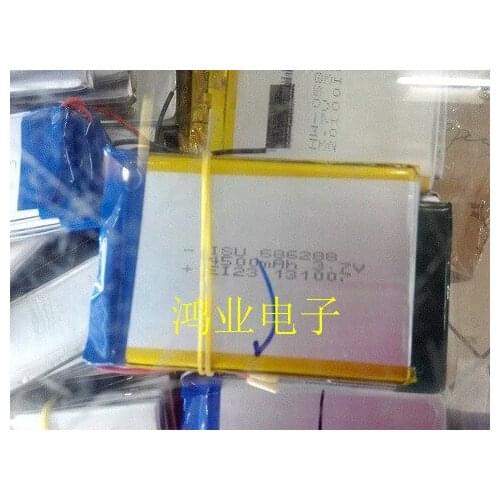 3.7V polymer lithium battery 686288 4500MAH mobile power Tablet PC DIY Rechargeable Li-ion Cell