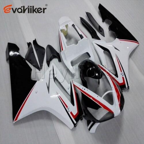 ABS fairing for 675 2006 2007 2008 red white 675 06 07 08 motorcycle Fairing hull Injection mold